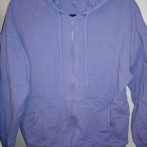 Lavender Zip-Up Hoodie